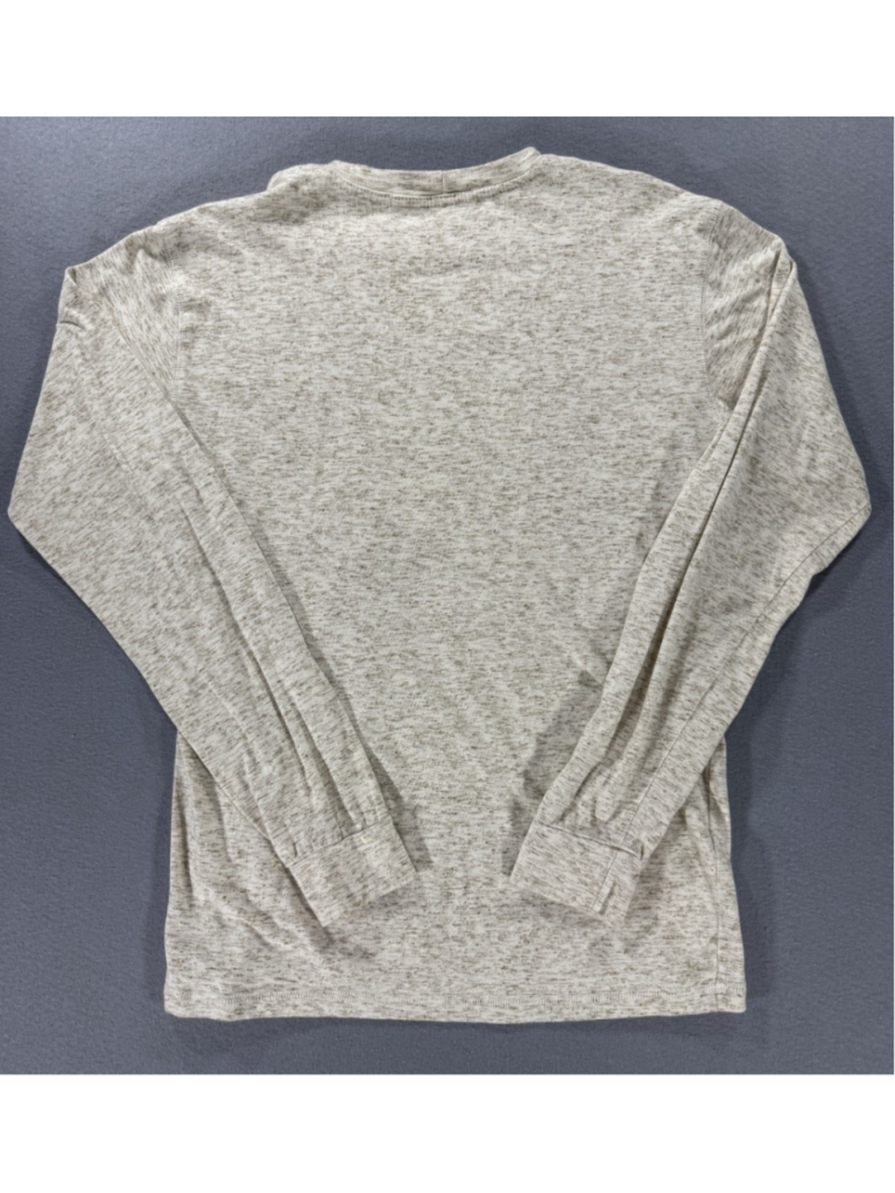 ADN Adiccion Mens G/L Gray Heather Long Sleeve Graphic T-Shirt Mexico Made - Picture 9 of 15